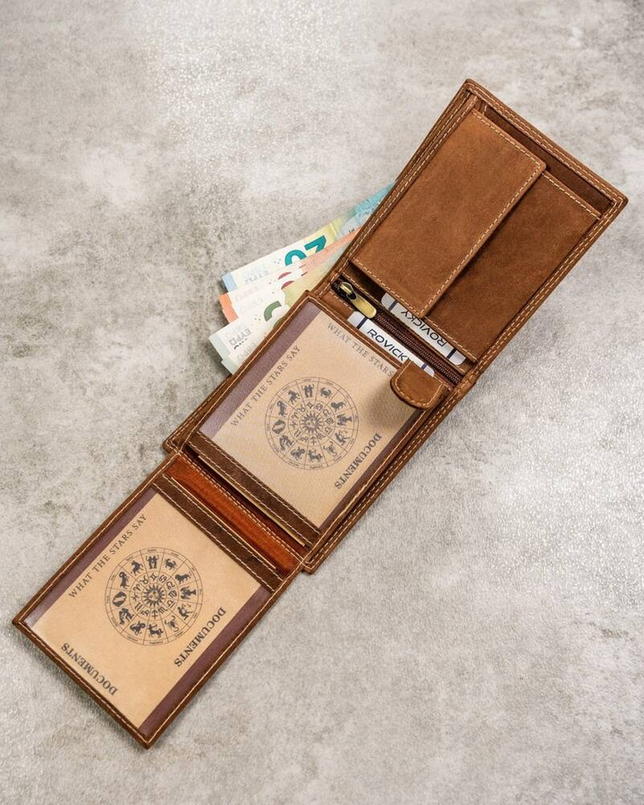 Leather wallet RFID ALWAYS WILD N992-CHM-TAUR