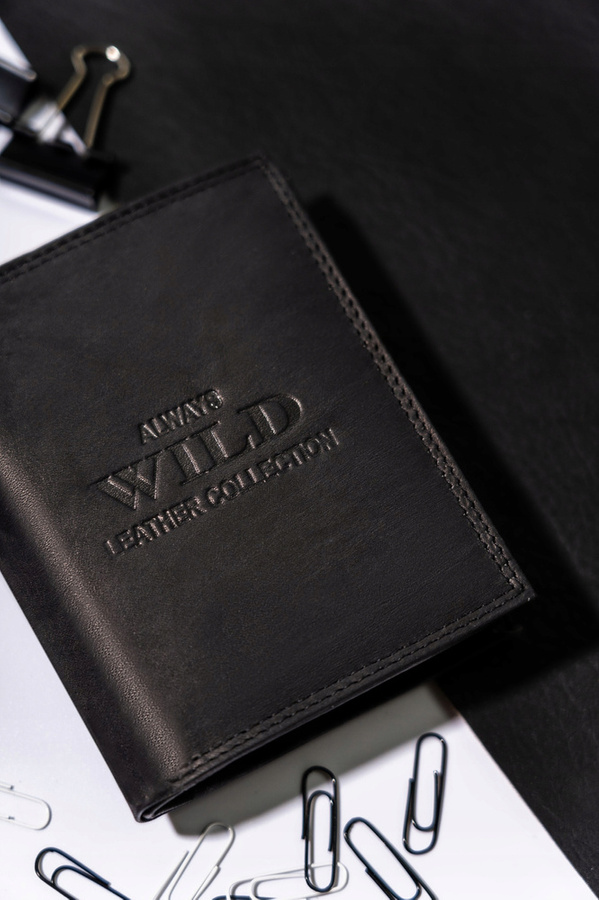 Leather wallet ALWAYS WILD AW-N4-MAL