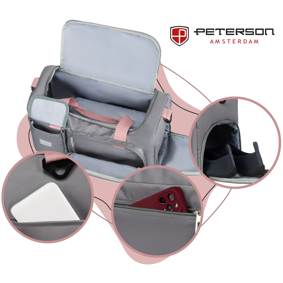 Polyester travel bag PETERSON PTN 23032