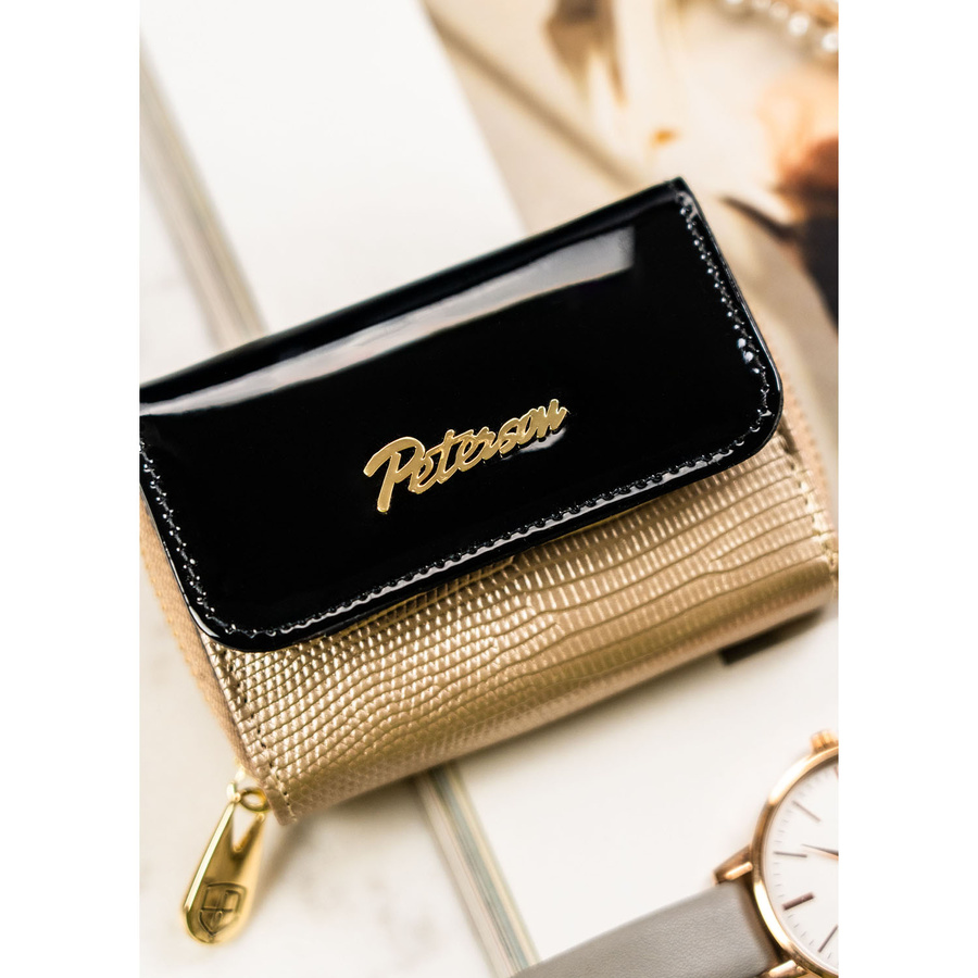 Leather wallet RFID PETERSON PTN LJ-423229