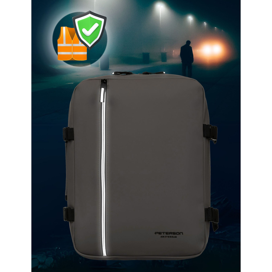 Polyester bagpack PETERSON PTN SKYLINE
