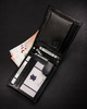 Leather wallet RFID ROVICKY N61L-RPVT-BL
