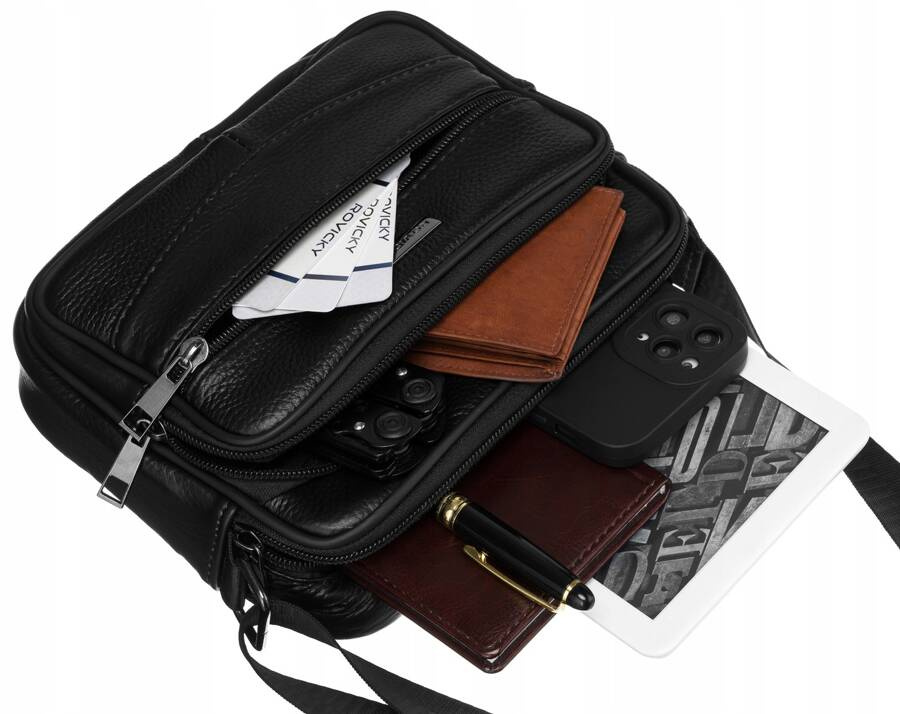 Leather bag ROVICKY R-13202-S