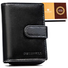 Leather wallet RFID PETERSON PTN RD-46-GCL