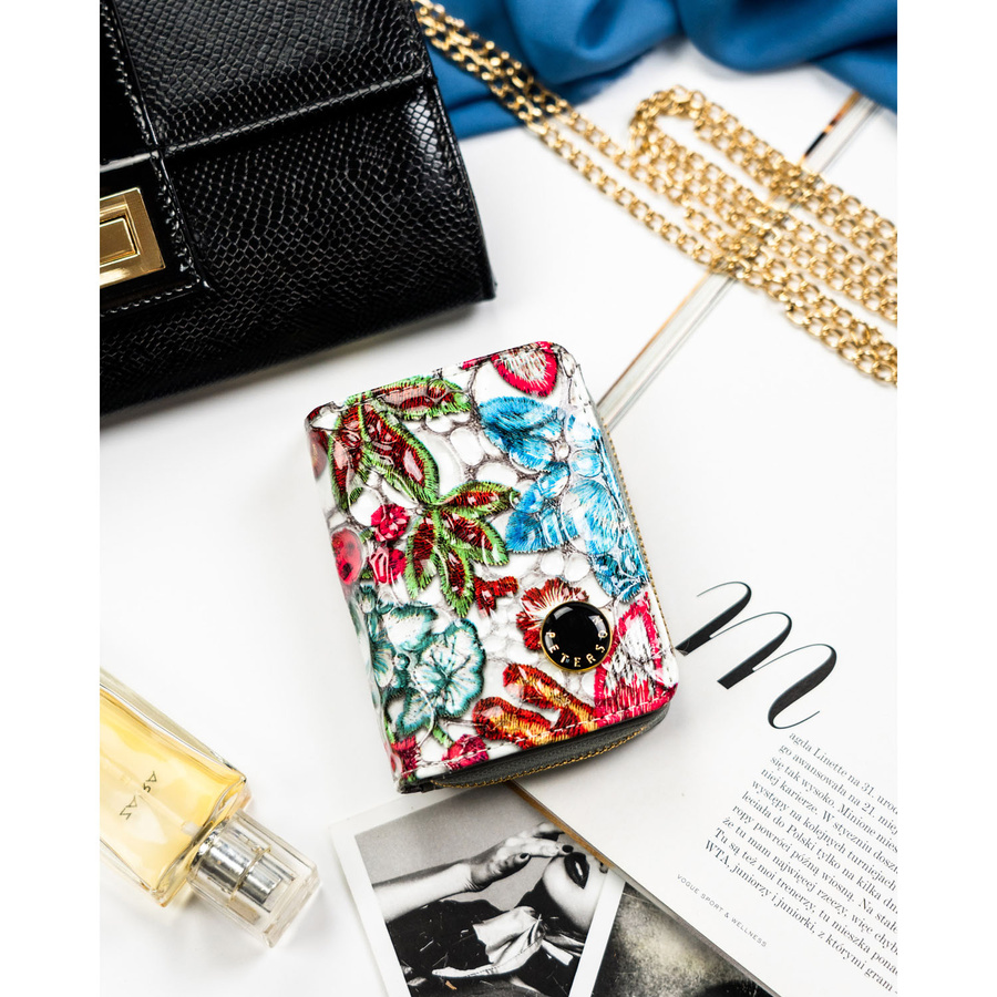 Leather wallet RFID PETERSON PTN PH33-LFL