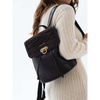 Leatherette bagpack DAVID JONES 6865-3
