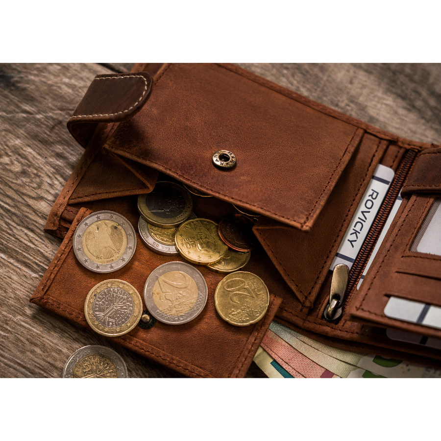 Leather wallet RFID ALWAYS WILD N992L-CHM-DOG-2