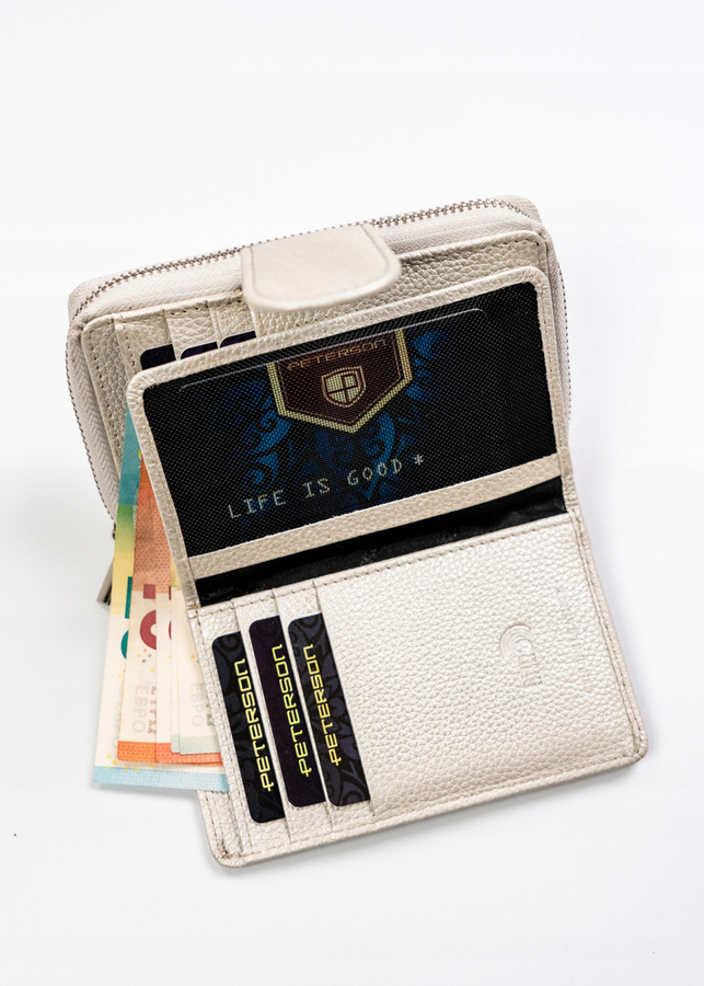 Leather wallet RFID PETERSON PTN 76115-SD