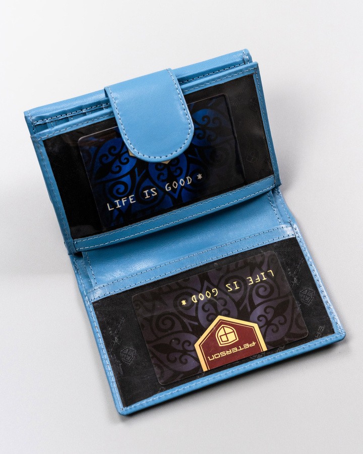 Leather's wallet RFID PETERSON PTN 70-BO
