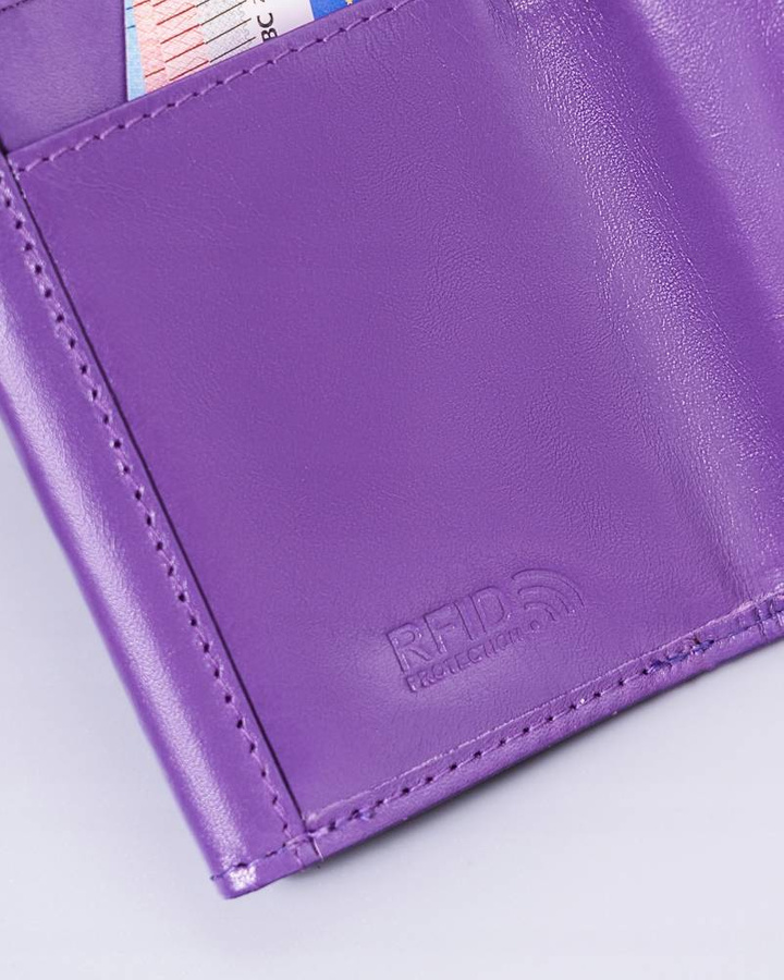 Leather wallet RFID PETERSON PTN RD-GC02-MCL