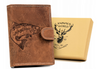 Leather wallet RFID ALWAYS WILD N4L-CHM