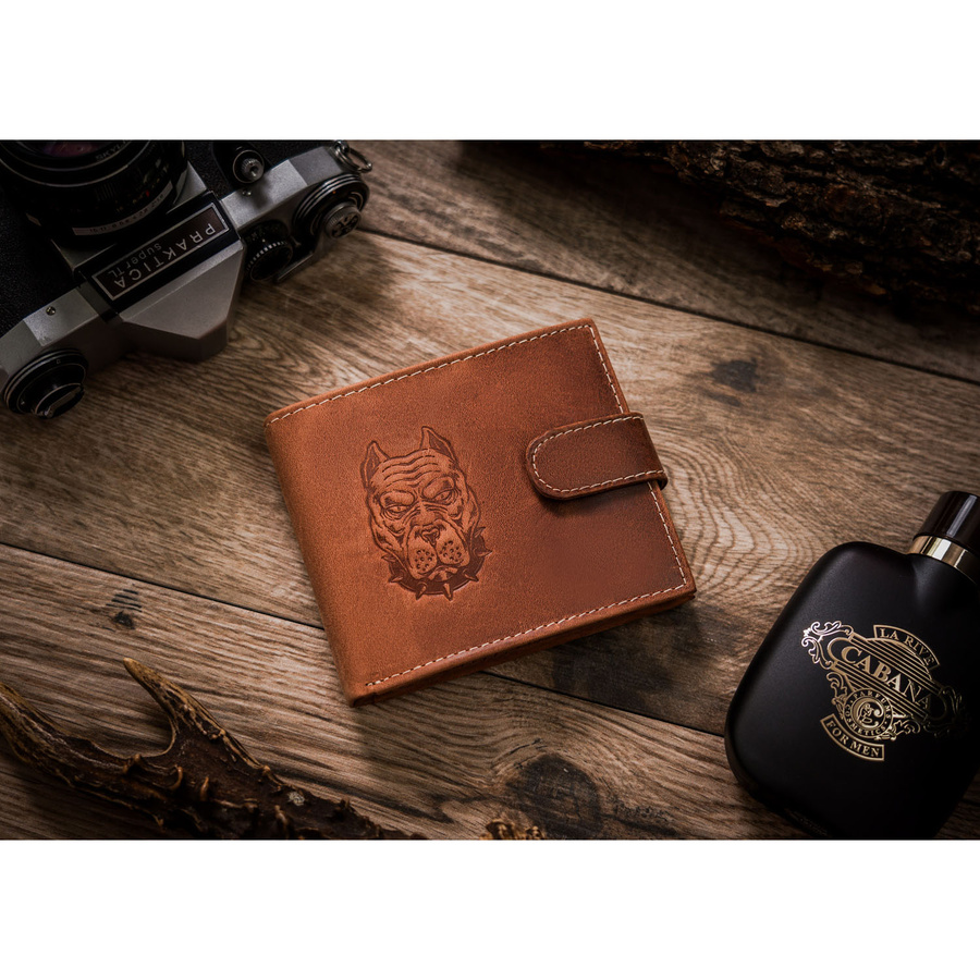 Leather wallet RFID ALWAYS WILD N992L-CHM-DOG-2