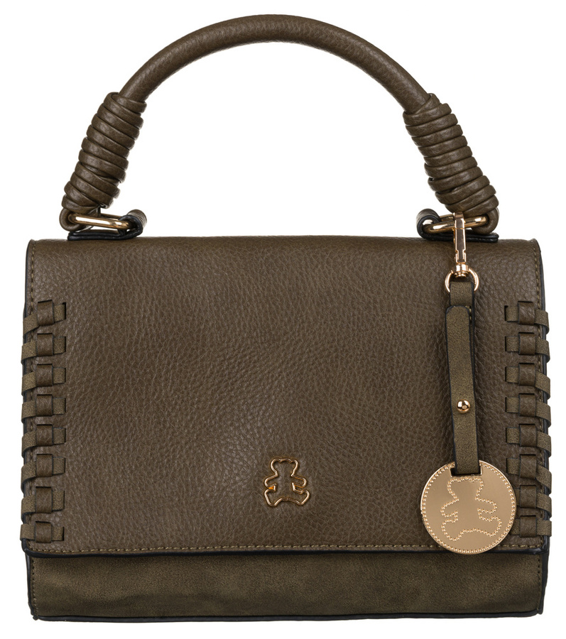 Leatherette handbag LULUCASTAGNETTE SABIR