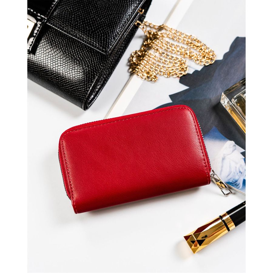 Leatherette wallet 4U CAVALDI ABT-04-BL