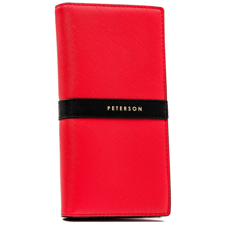 Leatherette wallet RFID PETERSON PTN 004-SAF