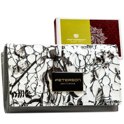 Leather wallet RFID PETERSON PTN PH29-LFL