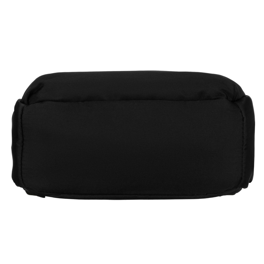 Czarny, nylonowy plecak damski na regulowanych szelkach - Peterson