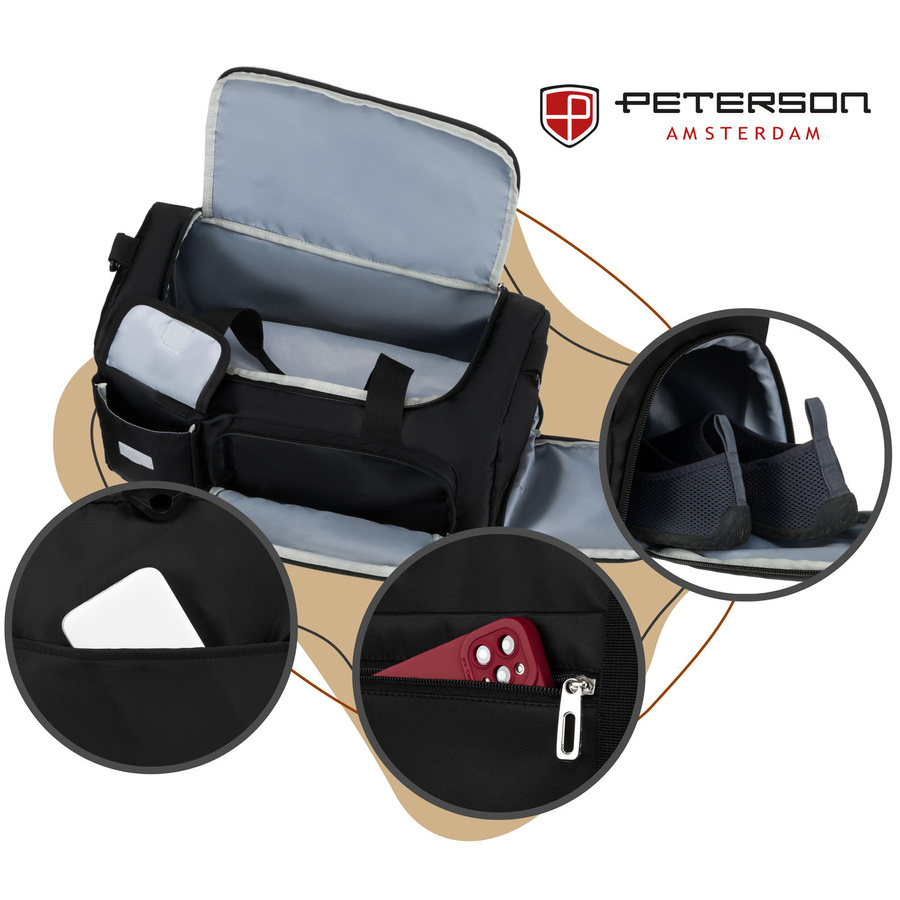 Polyester travel bag PETERSON PTN 23032