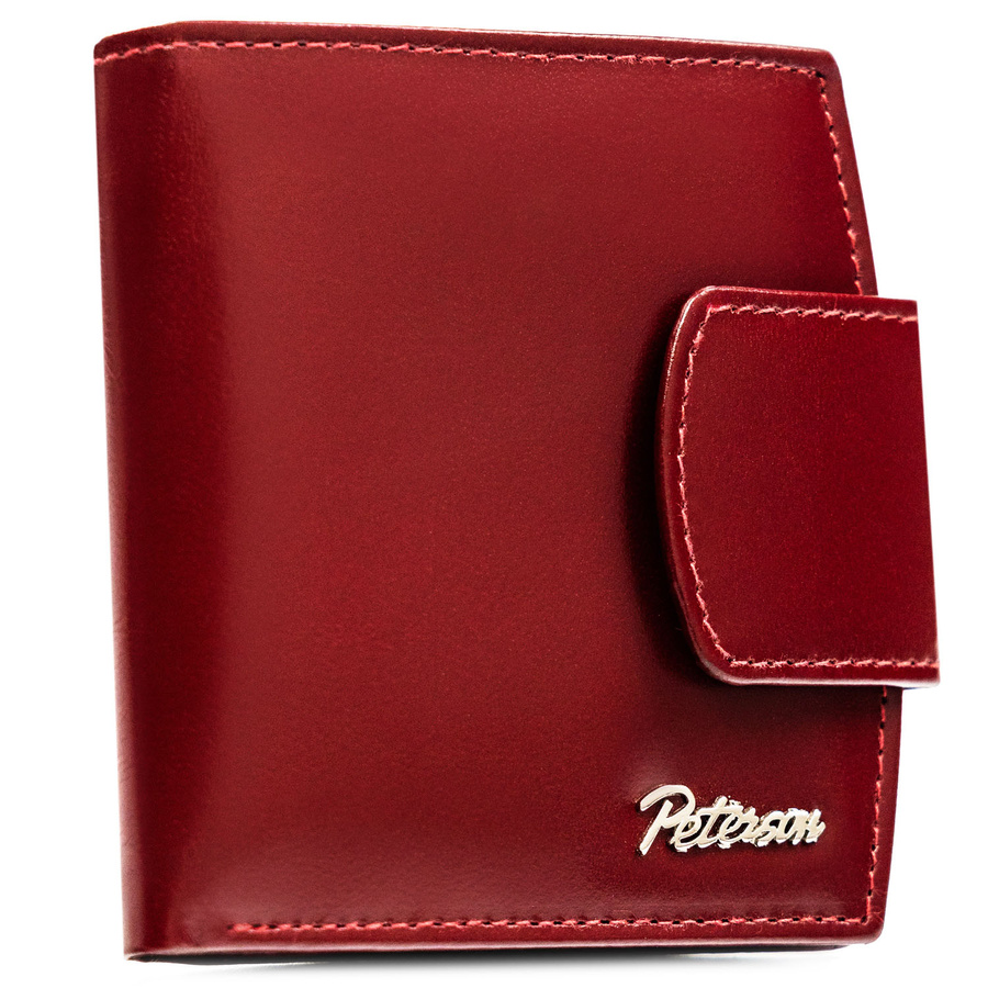 Leather wallet RFID PETERSON PTN RD-314-NGV-M