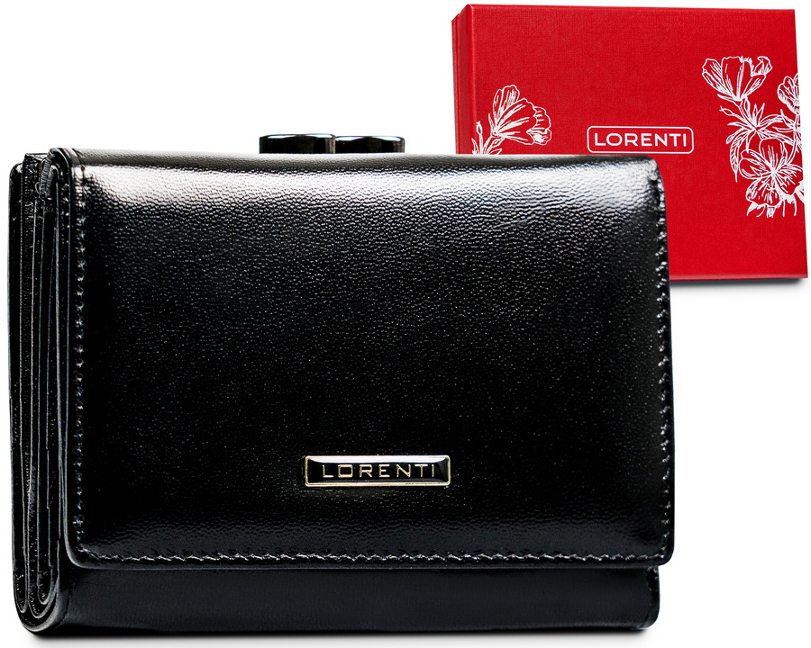 Portfel damski skórzany 15-09-CIS-3276 BLACK