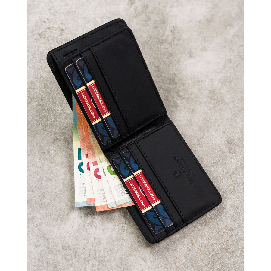 Leatherette wallet RFID PETERSON PTN EH-07Z