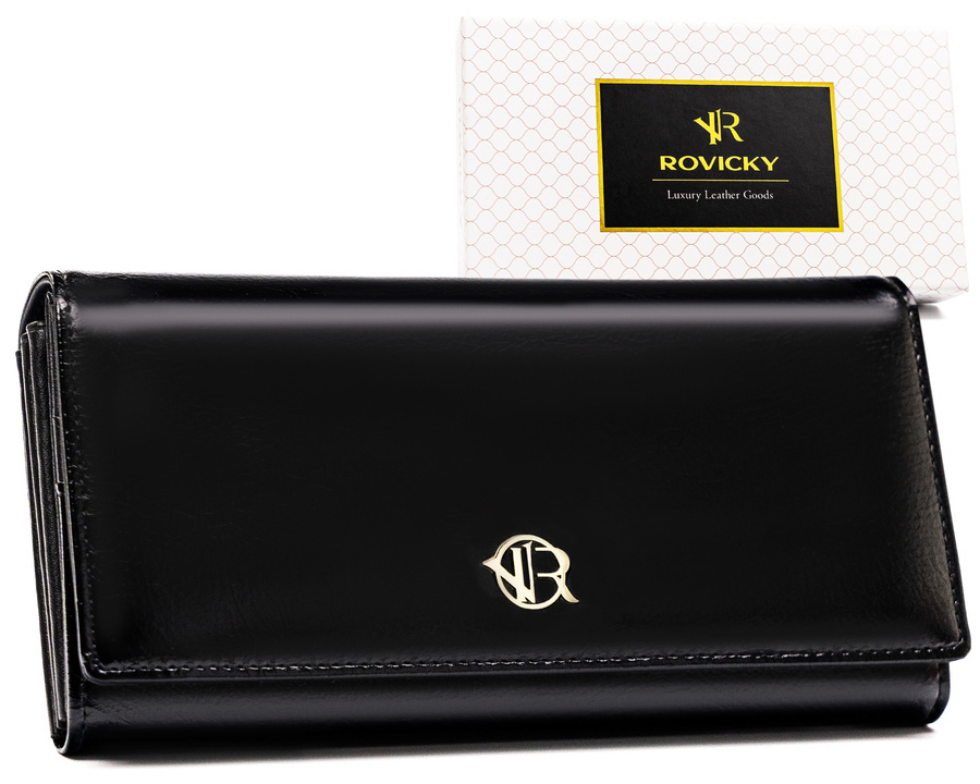 Leather & leatherette wallet ROVICKY RPX-24A-ML