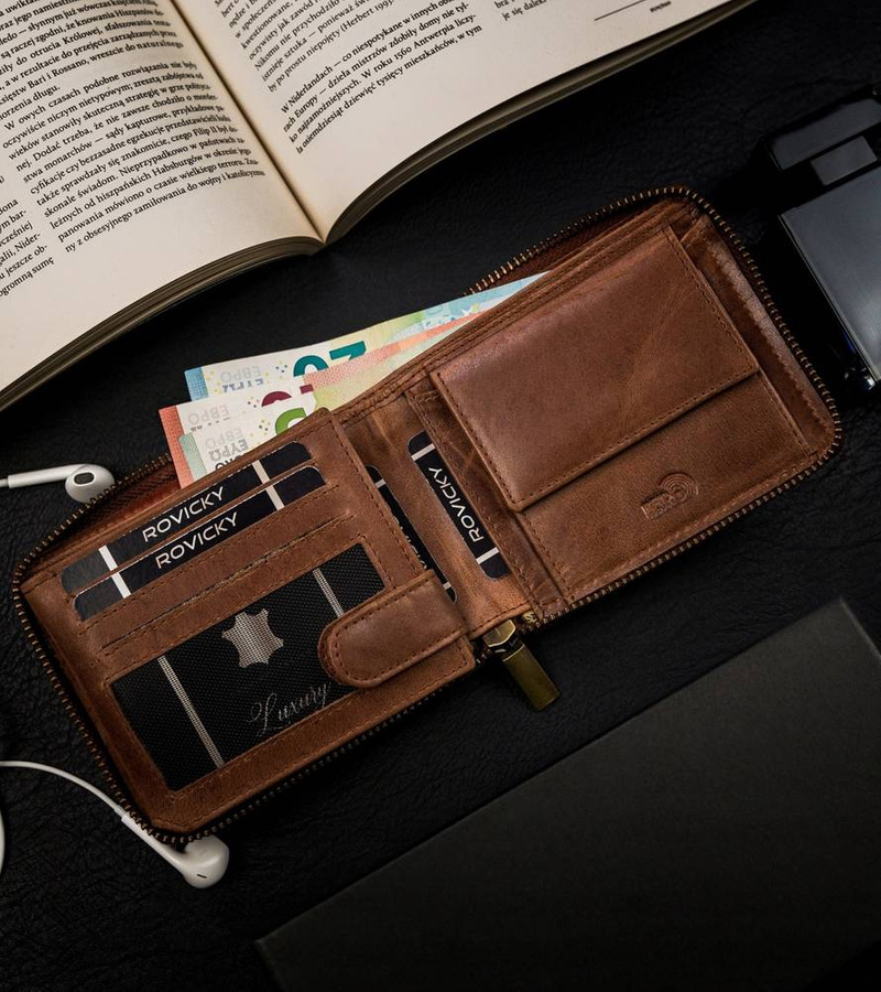 Leather wallet ALWAYS WILD N992Z-HWM