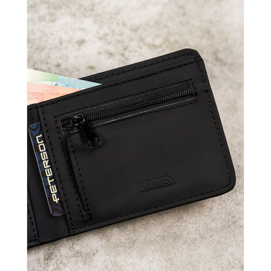 Leatherette wallet RFID PETERSON PTN EH-04Z