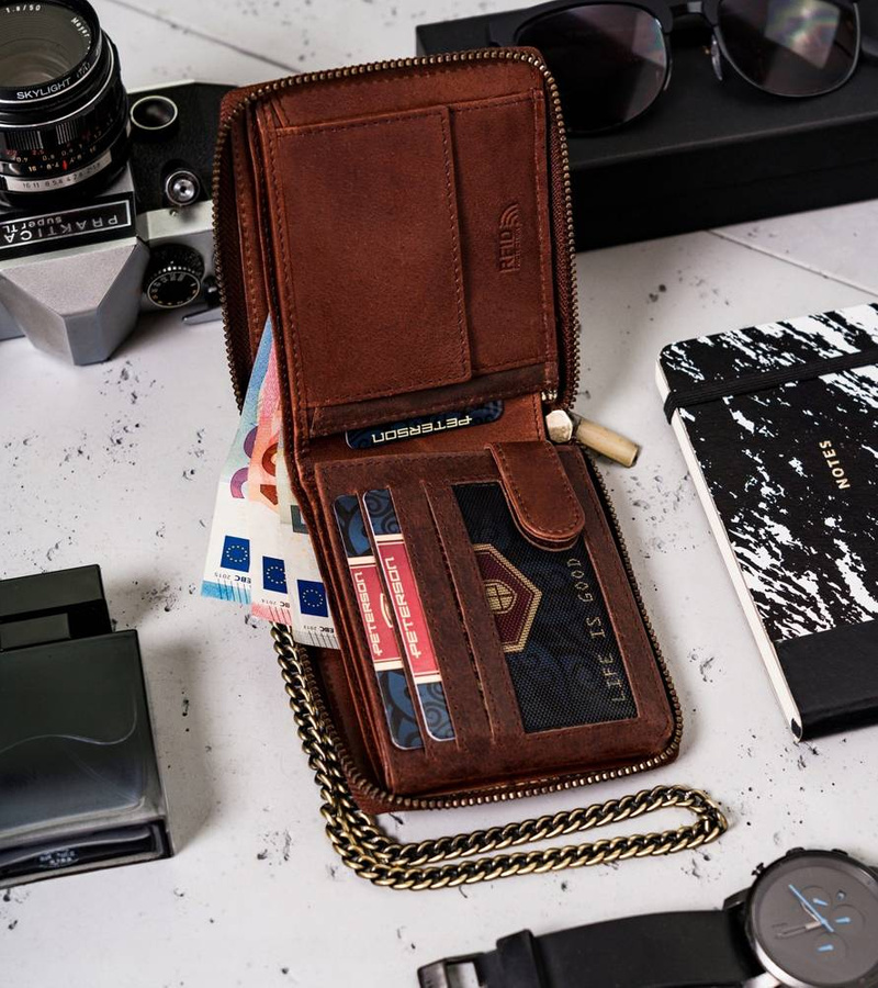 Leather men wallet PTN N992C-04-HWM-134