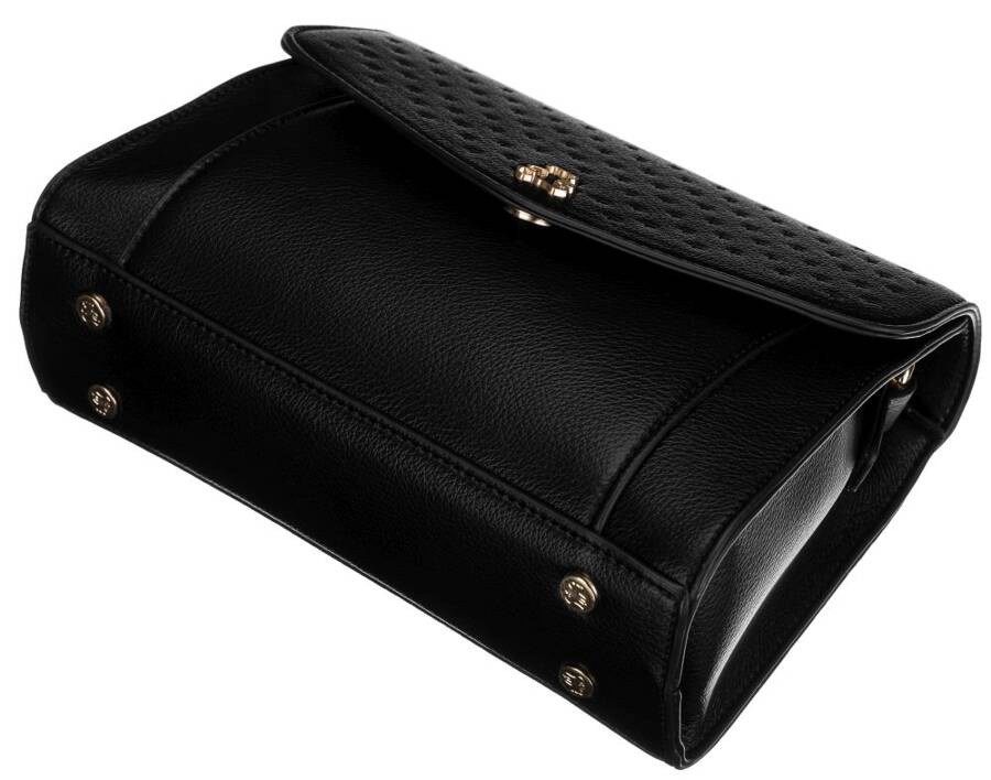 Leatherette shoulder bag LULUCASTAGNETTE ROANNE-LULU