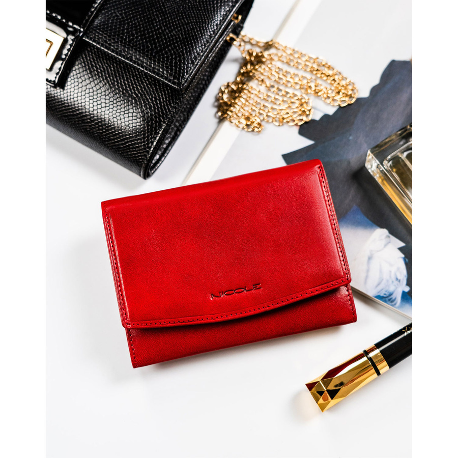 Leather wallet NICOLE F14377A