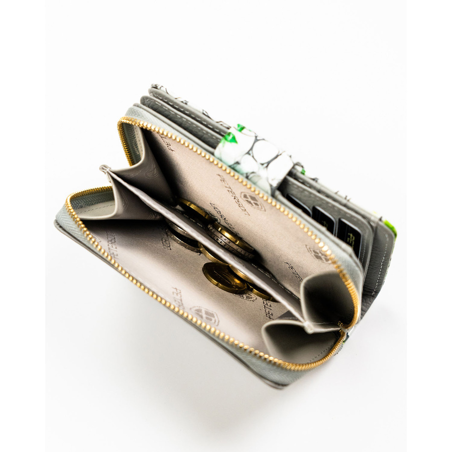 Leather wallet RFID PETERSON PTN PH31-LFL