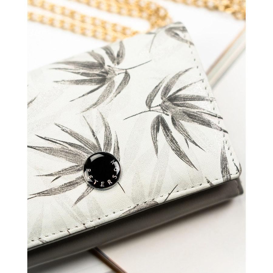 Leather+leatherette wallet RFID PETERSON PTN PX30-1-NPK