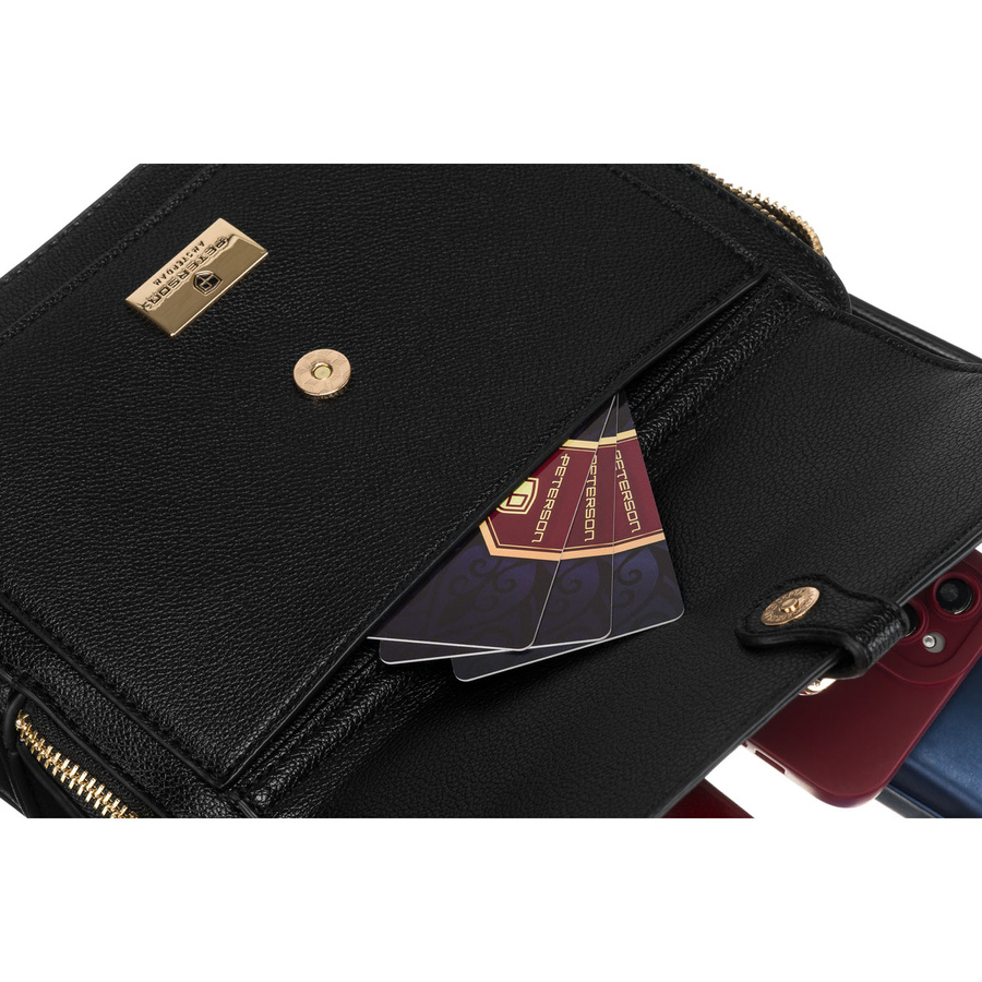 Leatherette bag PETERSON PTN TOR-ALE-21