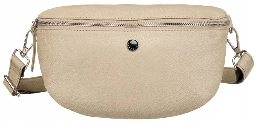 Leather bumbag PETERSON PTN 28301-SD