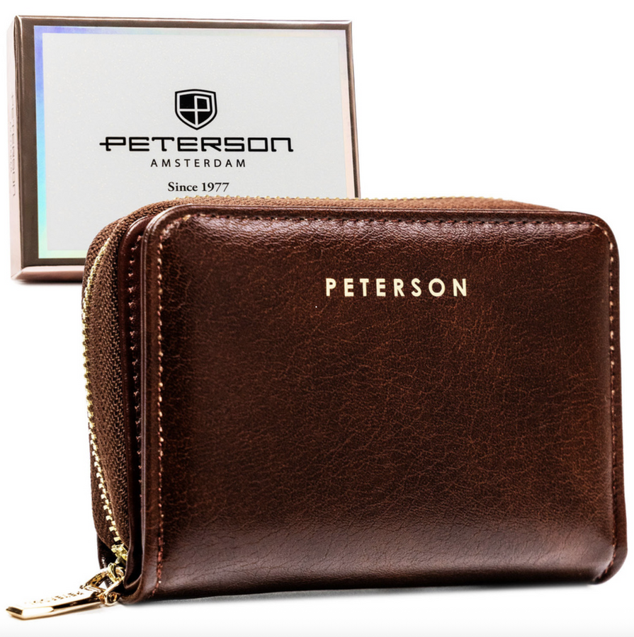 Leatherette wallet RFID PETERSON PTN 010-HF