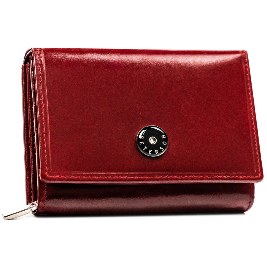 Leather wallet RFID PETERSON PTN 74892-TVT