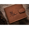 Leather wallet RFID N992L-CHM-DOG-1-BL