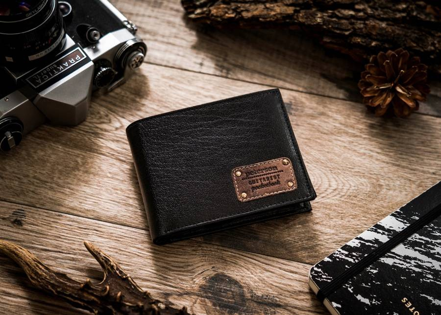 Leather men wallet PETERSON PTN 304G