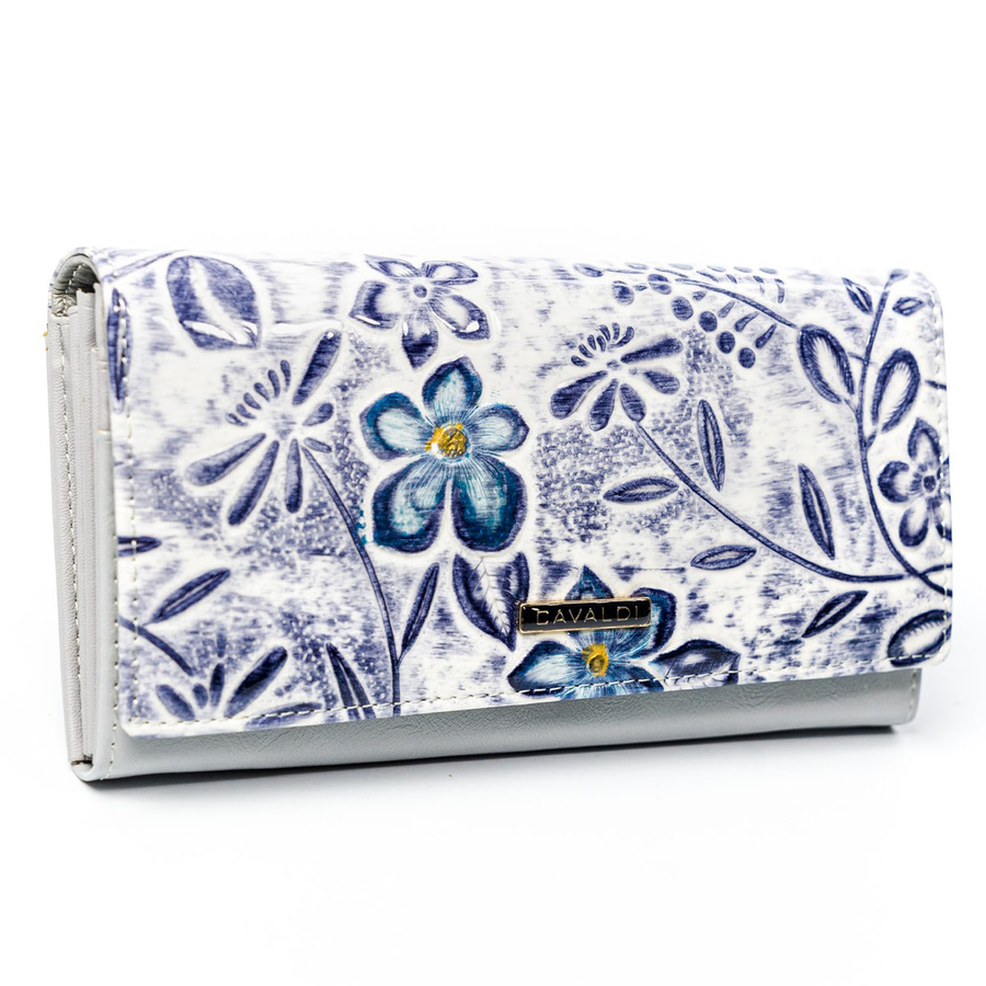 Leather wallet 4U CAVALDI PN24-FL-BL-PURPLE
