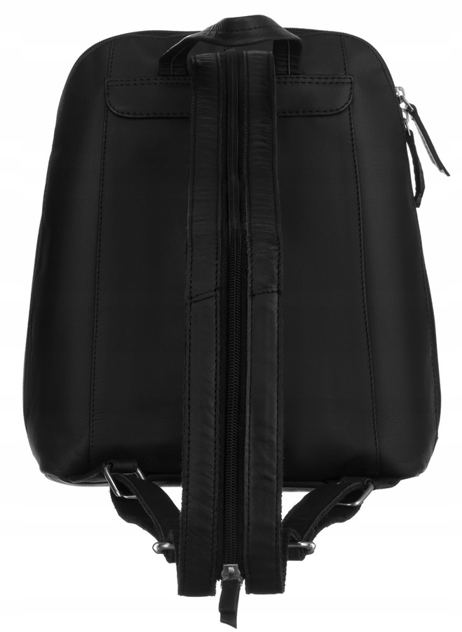 Leather bagpack PETERSON PTN PLE-343A-SNC