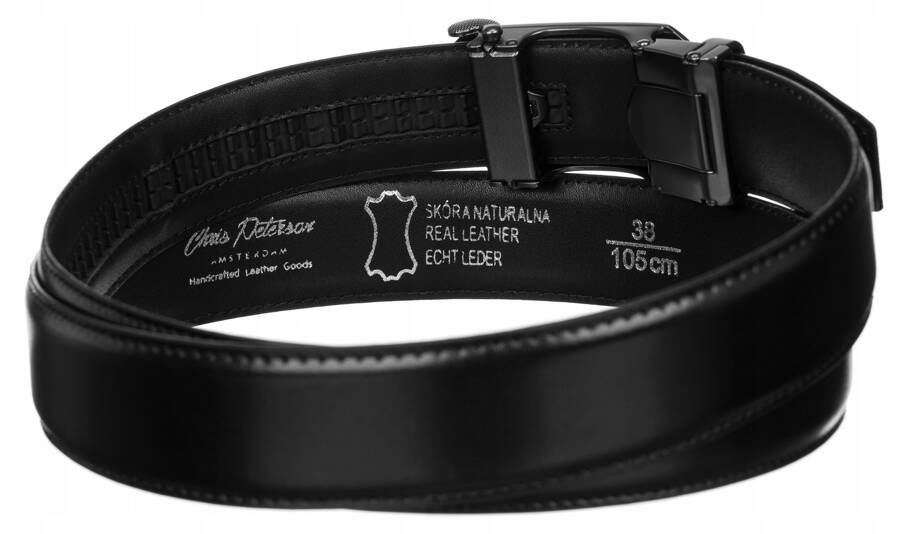 Leather belt PETERSON PTN AB35