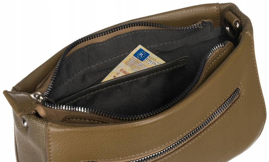 Leatherette shoulder bag DAVID JONES CM6557