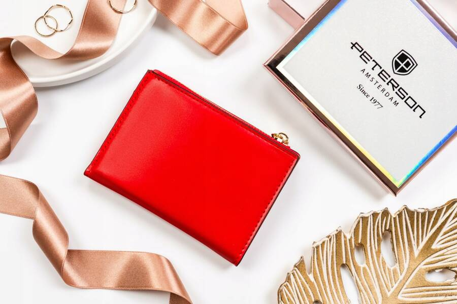Leatherette wallet RFID PETERSON PTN 003-JI