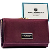 Leather and leatherette wallet RFID PETERSON PTN PS108-HNL