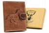 Leather wallet RFID ALWAYS WILD N4L-CHM