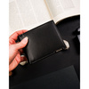 Leather wallet RFID RONALDO RM-02-BDF-BL