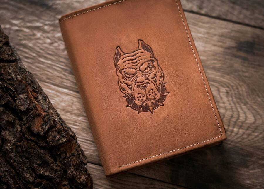 Leather wallet RFID ALWAYS WILD N4-CHM-DOG-1