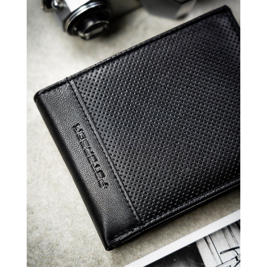 Leather wallet RFID PETERSON PTN N992-DOT