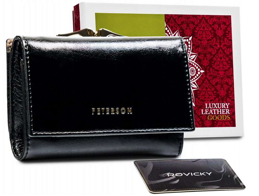 Leather women wallet PETERSON PTN PL-412